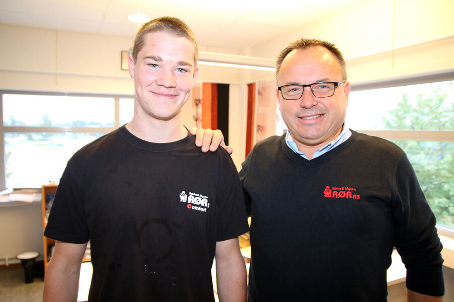 TRENGER FLERE: Daglig leder i Askim & Mysen Rør, Tollef Berger, ønsker flere rørlærlinger velkommen.  Vi har plass til mange flere. Vi må ta vare på faget vårt. Lærlinger er framtiden vår, sier han. Foto: VVSUng