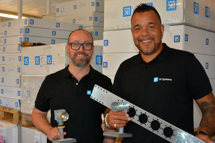 Produktsjef Hugo Aasberg og salgssjef,  Anthoni Dias i LK System AS, kan presentere en rekke spennende nyheter om dagen. Flesteparten kommer de til å vise under VVS-dagene på Lillestrøm 19.-21.oktober.