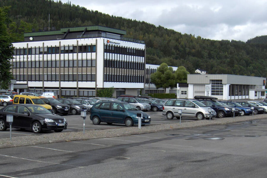 Fig. 1. Total Concept-metoden blir testet ut ved energiambisiøs oppgradering av Vegkontoret i Steinkjer. Foto: Rune Gausen, Statsbygg 