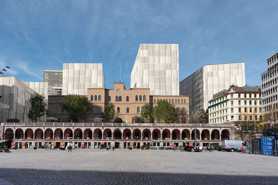 RKV fra Youngstorget. Foto: Nordic  -Office of Architecture (Illustrasjon/ Statsbygg)
