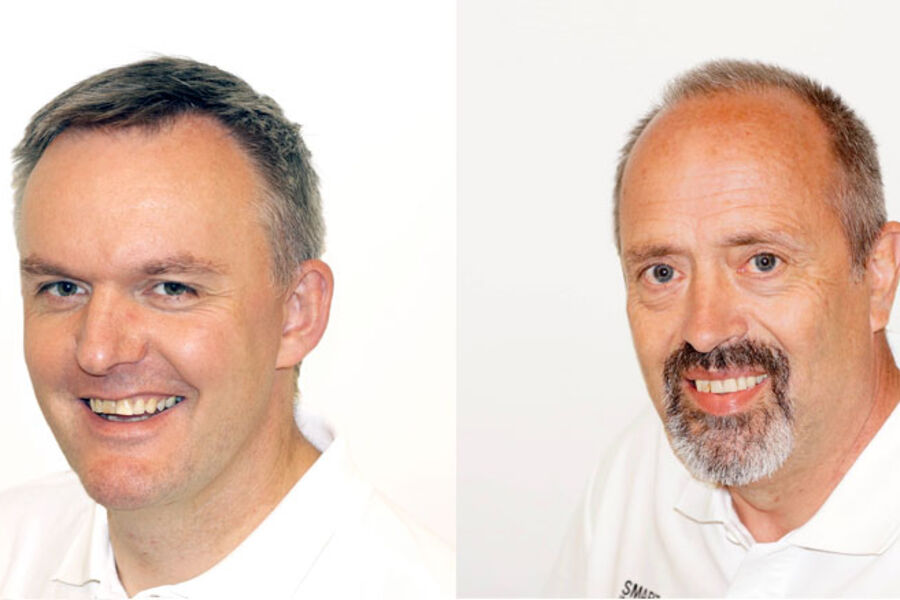 Snorre Fladberg og Tom Andersen har nettopp begynt hos Oras Armatur, begge er distriktsrepresentanter for Oslo og Akershus.