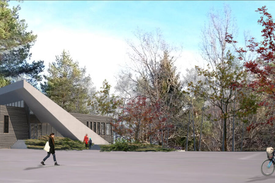 Powerhouse Drøbak Montessori ungdomsskole blir den mest miljøvennlige skolen i Norge.
