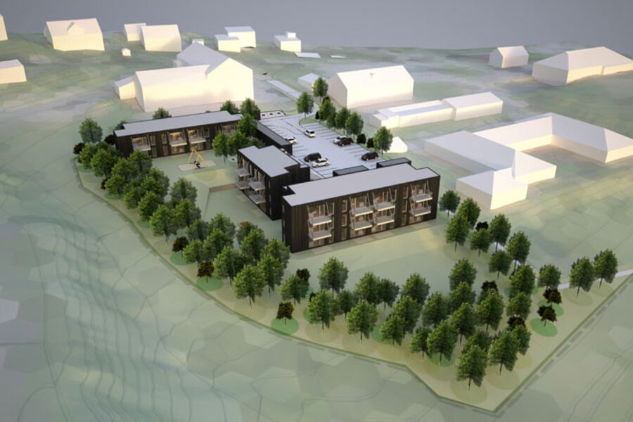 Leilighetene vil være ferdigstilt og innflytningsklare i september 2017.
