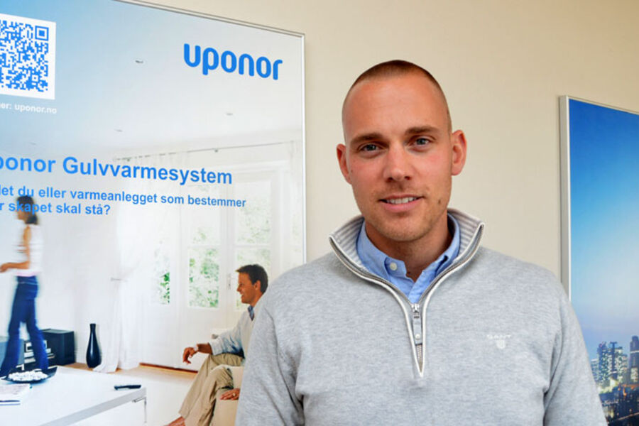 Kristian Langebeck begynte som ny salgssjef hos Uponor 1.august. 