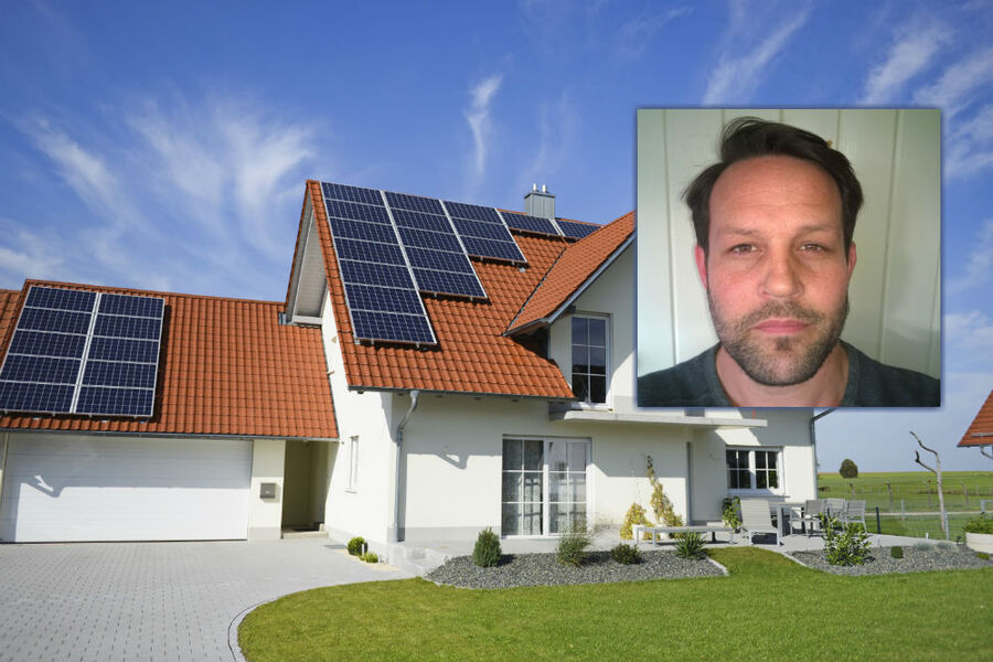 Energirådgiver Bjørge Sandberg-Kristoffersen (innfeldt) stiller blant annet spørsmål om solenergi på boliger i denne kronikken.