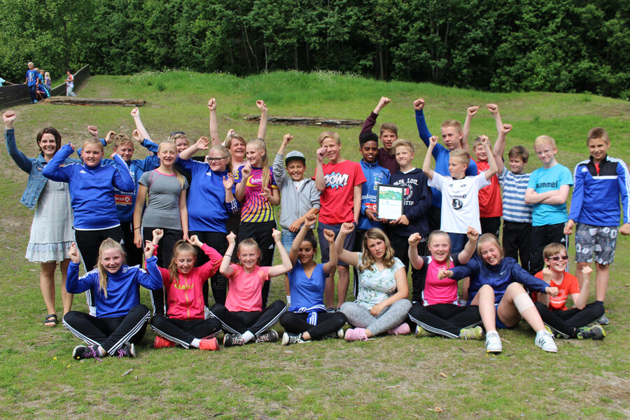 JUBEL: Støren barneskole er Årets klimaskole 2016. Foto: Enova