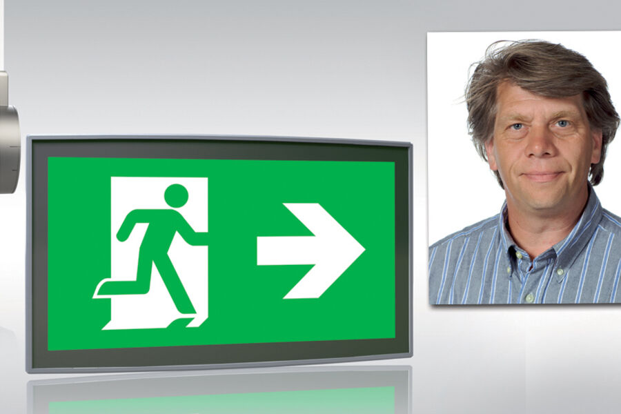 Produktsjef for nødlys i Proxll, Pål Ellingsen.