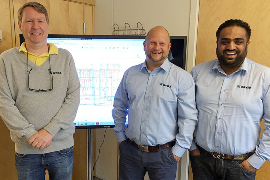 Fra venstre: Gunnar Nilsson, Svein Olav Barhellestøl og Usman Riaz.