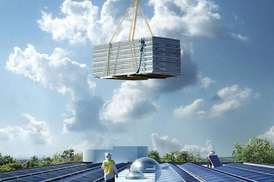 Skanska har startet arbeidet med å rehabilitere en tredje blokk på Kjørbø til plusshusstandard. 