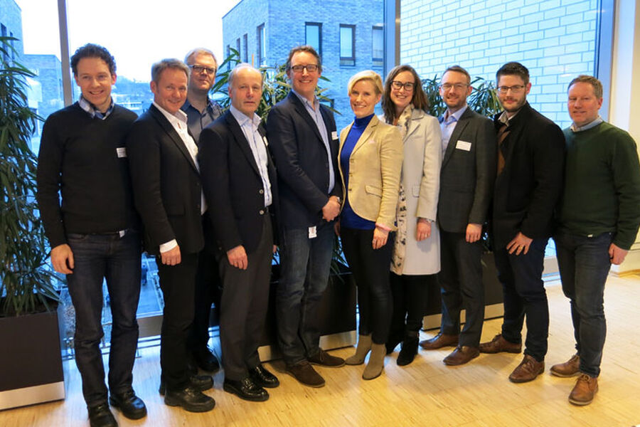 RIFs ekspertgruppe Fag & Innovasjon. Fra venstre: Per Kåre Limmesand, Eivind Thoresen Skarpaas, Ari Soilammi, Morten Tveten, Terje Schütz Pettersen, Birgit Farstad Larsen, Petrine Djupvik Flaa, Erland Edvartson, Anders Myhr, Roar Smelhus. Ikke tilstede: Tania Waage Leporowski (Leder), Torhild Tøndel. Foto: RIF