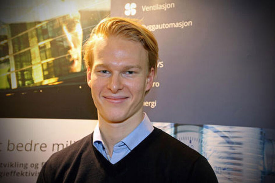 Halvor Grepperud trives utmerket som prosjektleder i GK Inneklima.