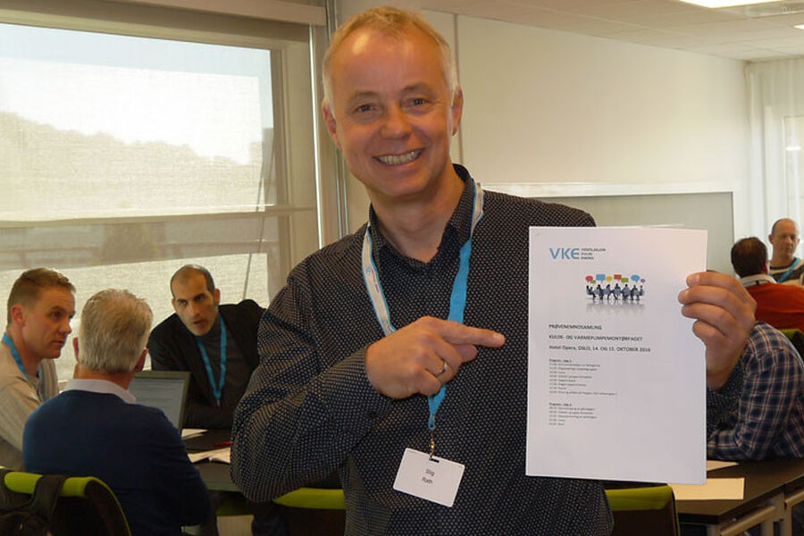 Stig Rath som er Bransjesjef kulde, VKE, gleder seg stort over pågangen av antall søkere til kuldefaget. 