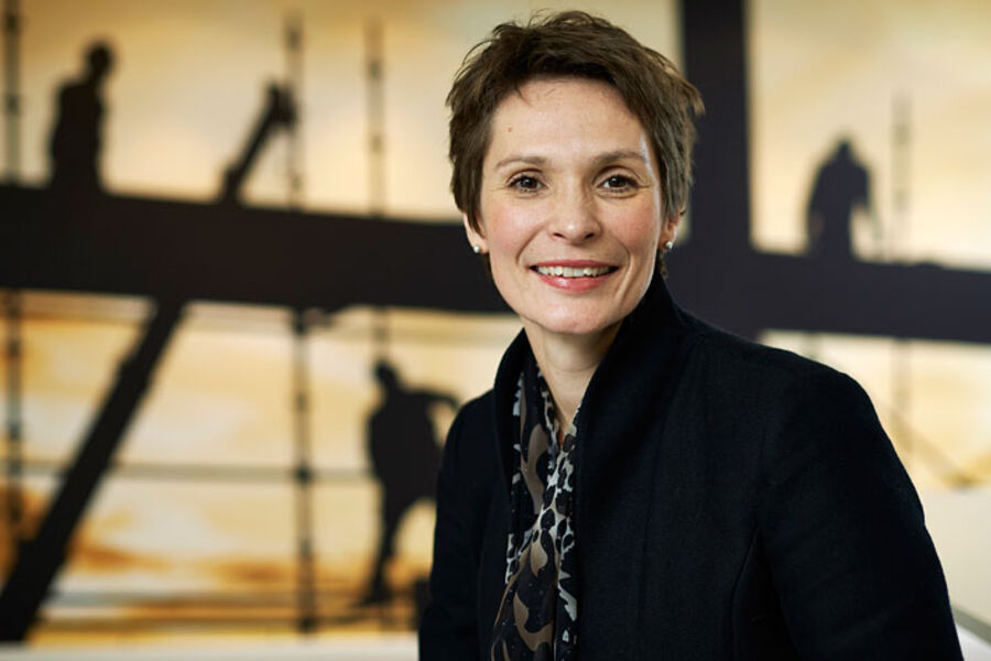 Gro Maren Mogstad Karlsen,
Kommunikasjonssjef i DiBK. Foto: DiBK.