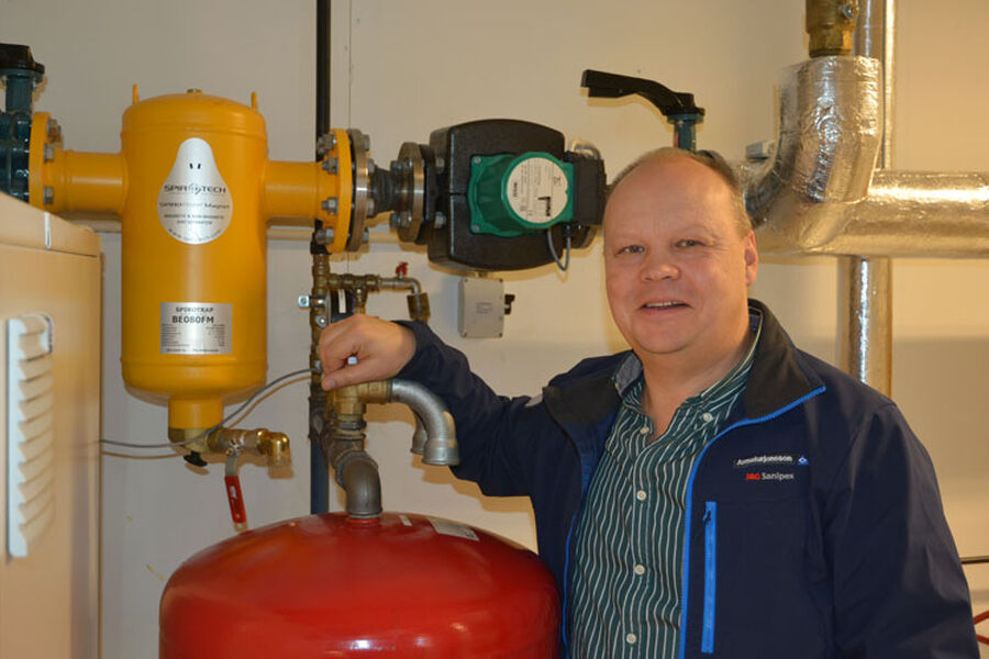 Arne Jeksrud er produktsjef for Spirotech hos Armaturjonsson.