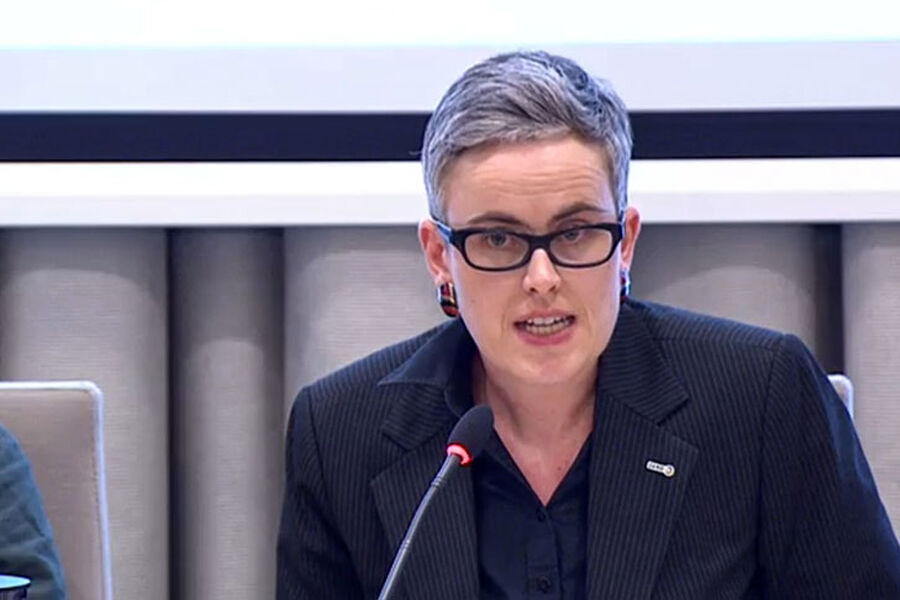 Dagens forskrift tar næringen ut av kursen, ifølge Guro Nereng i Zero. Foto: Stortingets webtv. 