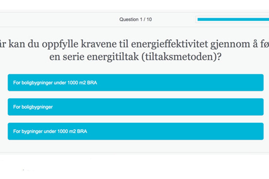 Har du bedre peiling på nye energiregler enn snittet av VVSForums lesere? Få svaret via ti spørsmål på maks ti minutter. 