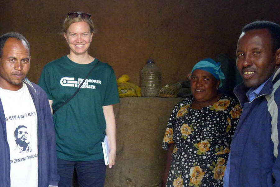 Linn Silje Undem i Multiconsult har reist til Etiopia gjennom Ingeniører Uten Grenser (IUG). 