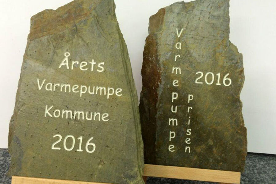 Bilde av prisene 2016.jpg: Årets varmepumpepriser deles ut under Varmepumpekonferansen 8.  9. mars.