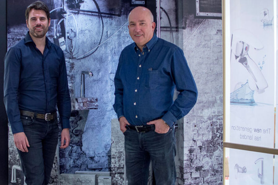 Som far så sønn: Salgssjef Lars Korsbakken og daglig leder Arne Korsbakken forteller om selskapets ekspansive strategi.