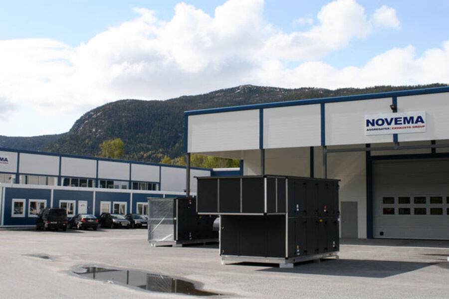 Novema Aggregaters fabrikk på Flå. 