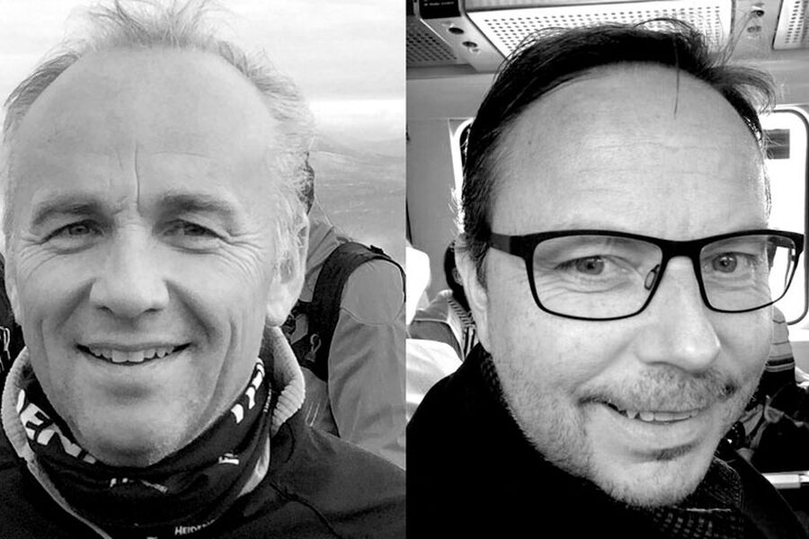 Ole G. Rontén (t.v.) tiltrer stillingen som markedssjef i GK Rør Oslo 1. mai, mens Tor Inge Stensaas begynte som innkjøpssjef i GK Rør 1. januar.