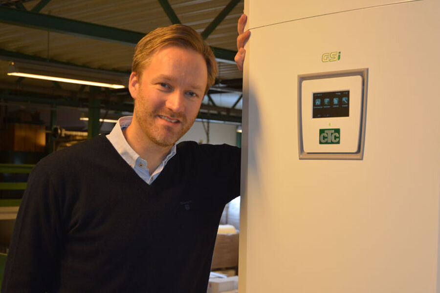 Daglig leder i CTC, Andreas Lindberg har stor tro på at de nye inverterpumpene CTC lanserer om kort tid, vil slå godt an i det norske markedet. I Sverige har salget virkelig tatt av.