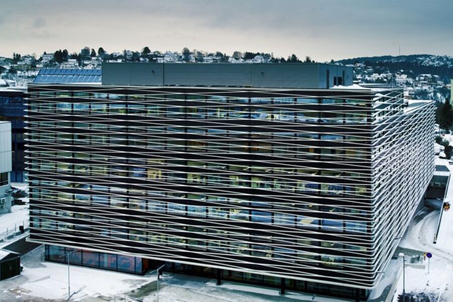 Østensjøveien 27 er et FutureBuilt-prosjekt som ble ferdigstilt vinteren 2014. Foto: NCC.