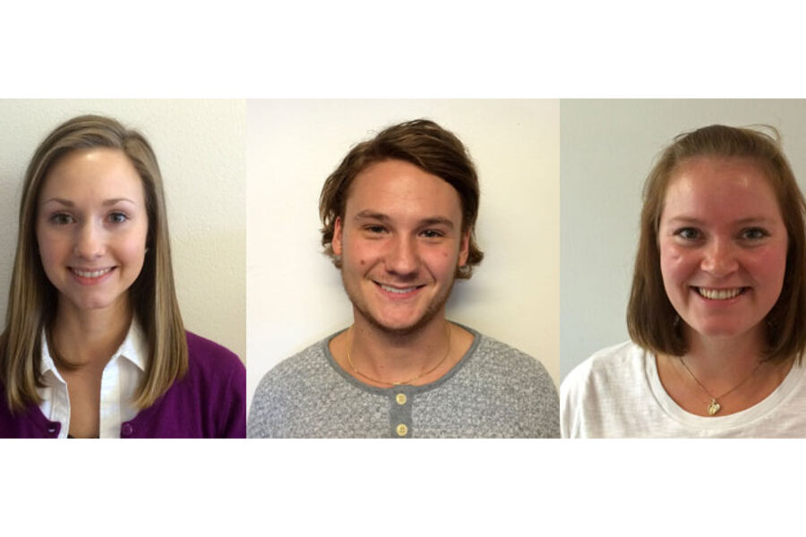 Fra venstre ser vi: Heidi W. Pettersen, Jacob Lundqvist og Anne G. Ulekleiv. 