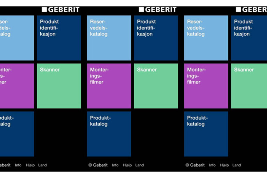 ProApp skal være oversiktlig, lett å bruke, med en enkel meny for å finne frem. 