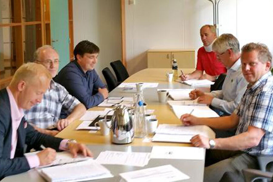 GK og Omsorgsbygg signerer rammeavtale som i førsteomgang gjelder for fire år. Foto. GK