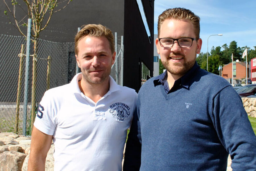 Fra venstre: Håvard Saxi Strøm og Arild Ski Nilsen. Begge kommer fra Exhausto/Novema. 