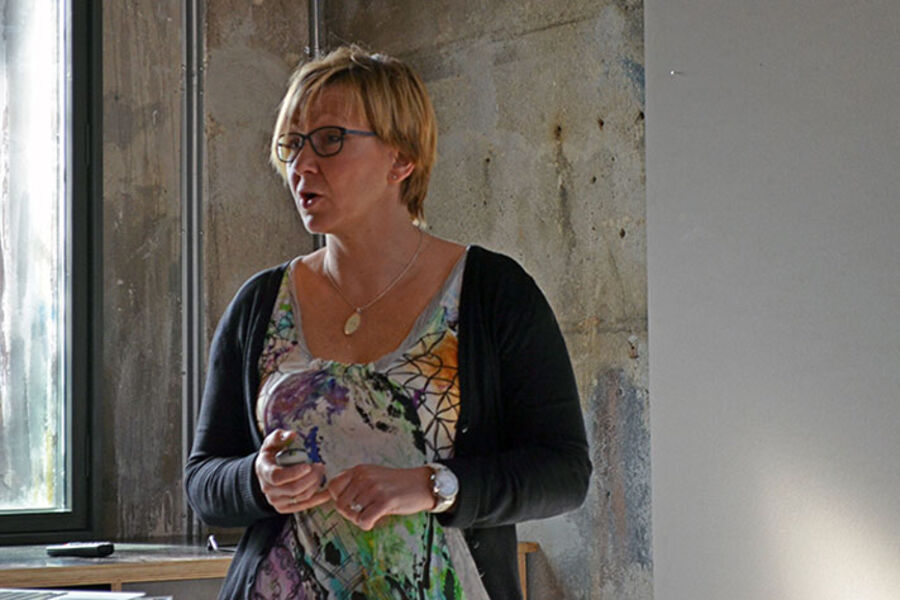 Miljøsjef Heidi Lyngstad i KLP Eiendom kunne fortelle om en rekke positive gevinster ved å innføre vannbesparende tiltak ved nye Fornebu S. Senteret er kåret til verdens mest miljøvennlige senter.