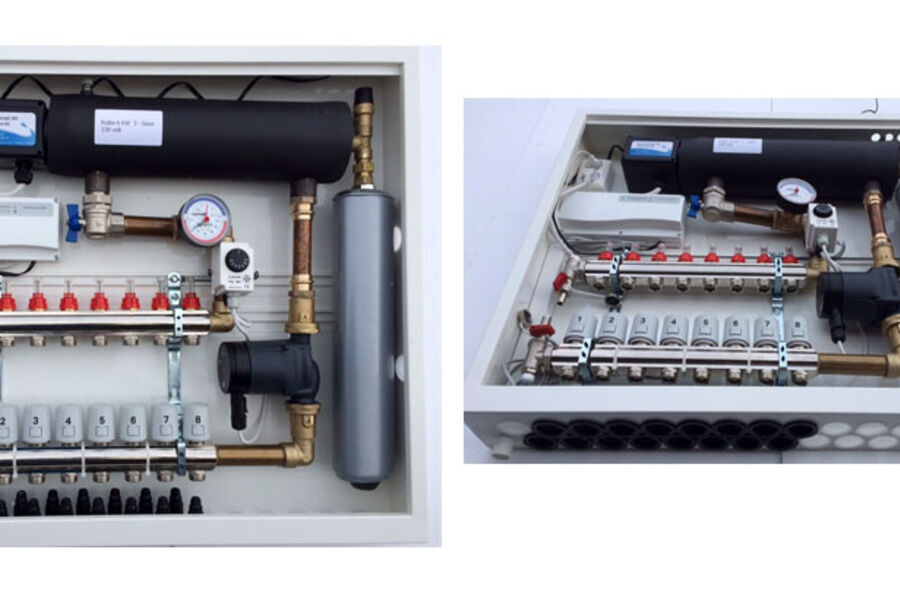 ReleX gulvvarmesentral leveres som Alt i ett og er ferdig sammensatt og testet før levering. Leveres for 230 eller 400 Volt.
