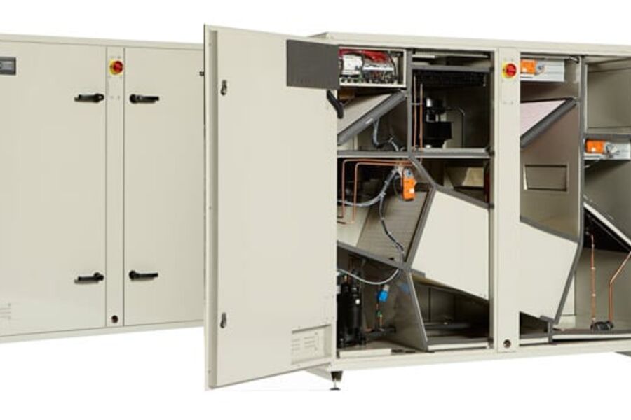 Dantherm kommer nå med de nye klimaaggregatene DanX 2 og DanX 3  som er beregnet  for mindre svømmehaller og bassengrom.