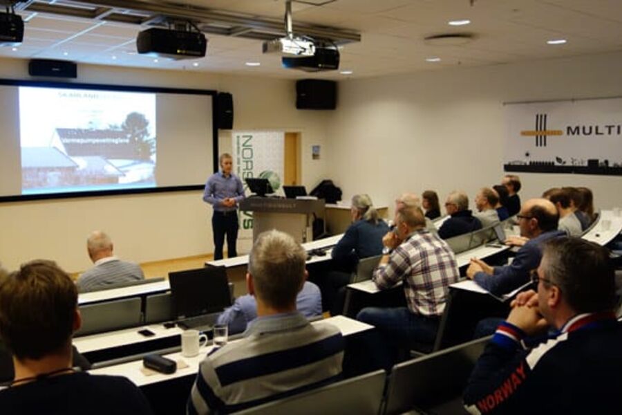 David Zijdemans presenterte Varmepumpevettreglene for første gang under heldagsseminaret 27 februar. Foto: VVS-foreningen