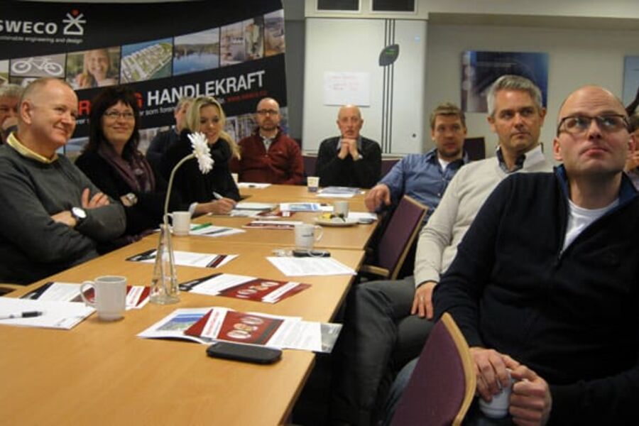 Oppmøtet var veldig bra under årets første møte i ITB`s Brukerforum i Bergen. Foto:Integra 