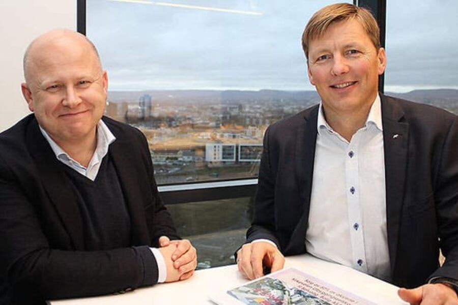 Baard Schumann, Selvaag bygg  og Pål Egil Rønn, AF-gruppen.