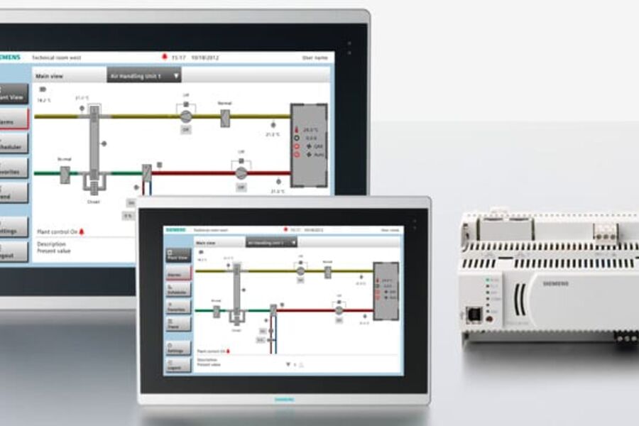 Desigo touchpanel er lansert i 10 og 15 tommer