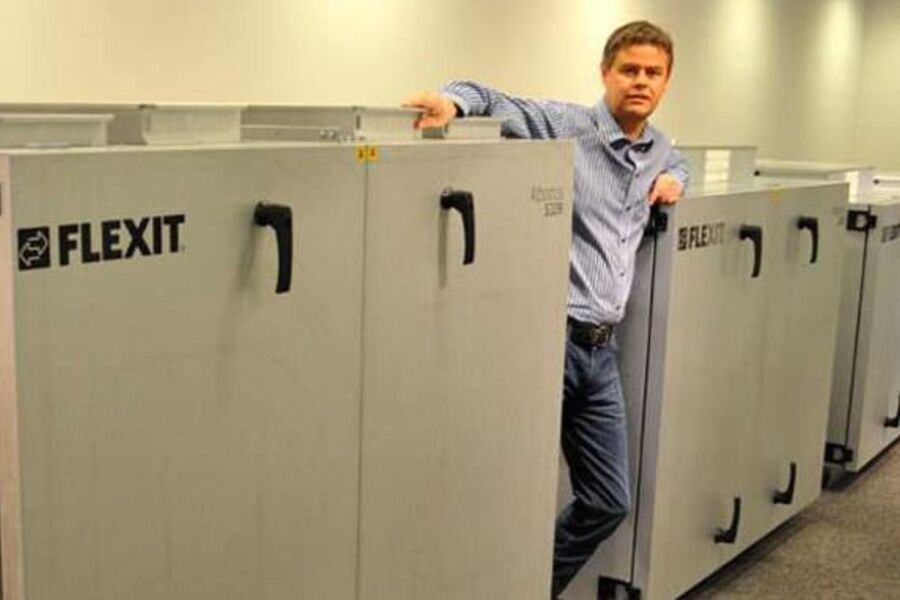 Salgssjef Espen Karlsen i Flexit, avdeling VVS