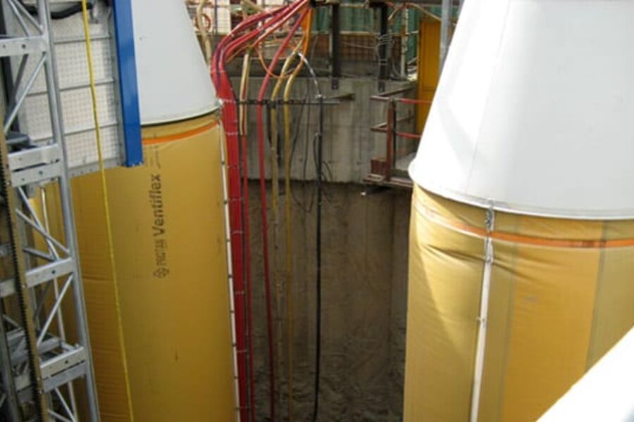 Den første leveransen til de Mongolske steppeområdene fant sted våren 2011. Siden da har Ventiflex levert mer enn 10 km sjaktrør i dimensjoner opptil Ø1,9meter.