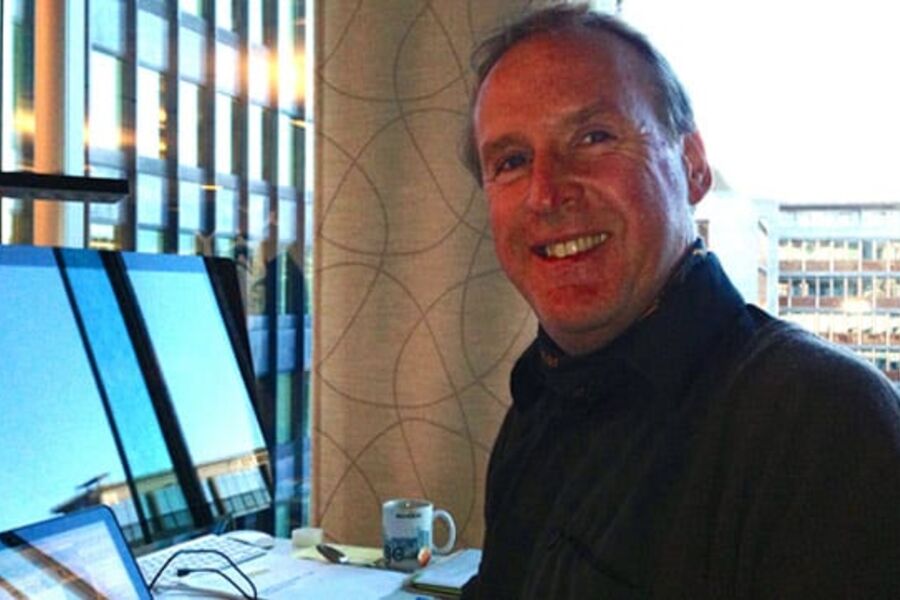 Prosjektleder for prosjektet BuildUp Skills, pilar II, Christian Grorud, har fått med seg flere samarbeidspartnere i Build Up Skills pilar II som kan og vil etterspørre kompetanse blant håndverkere. Foto: Lavenergoprogrammet