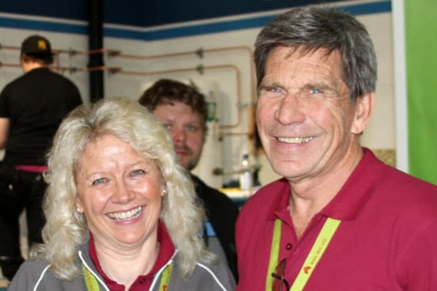 Ingebjørg Martinsen og Ole Harald Larmerud i NRL har stått på dag og natt nær sagt den siste tiden i forbindelse med svenneprøven og NM under Bygg Reis Deg.