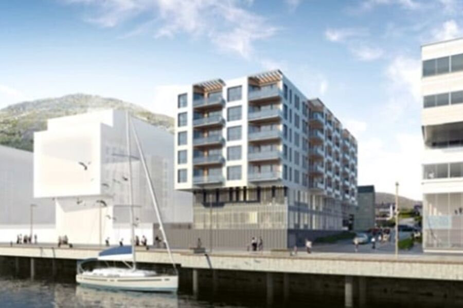 Prosjektet omfatter et kombinert nærings- og leilighetsbygg inkl. parkering på totalt ca. 6600 m2. Herav utgjør parkering i uetg ca. 1100m2. 