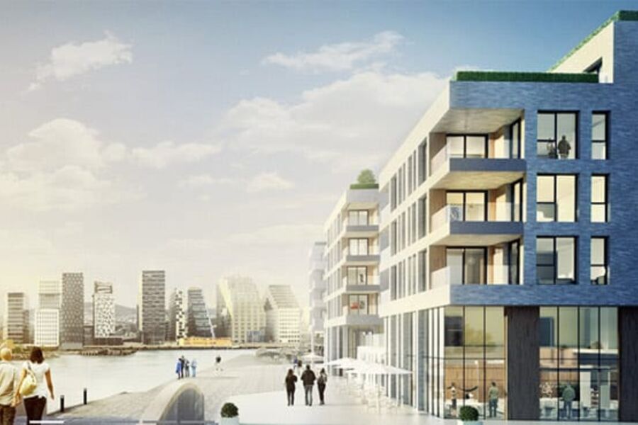 Totalt i prosjektet skal det bygges 212 boliger, fra kompakte 2-roms leiligheter på 40 m 2 til romslige 5-roms frontleiligheter med panoramautsikt