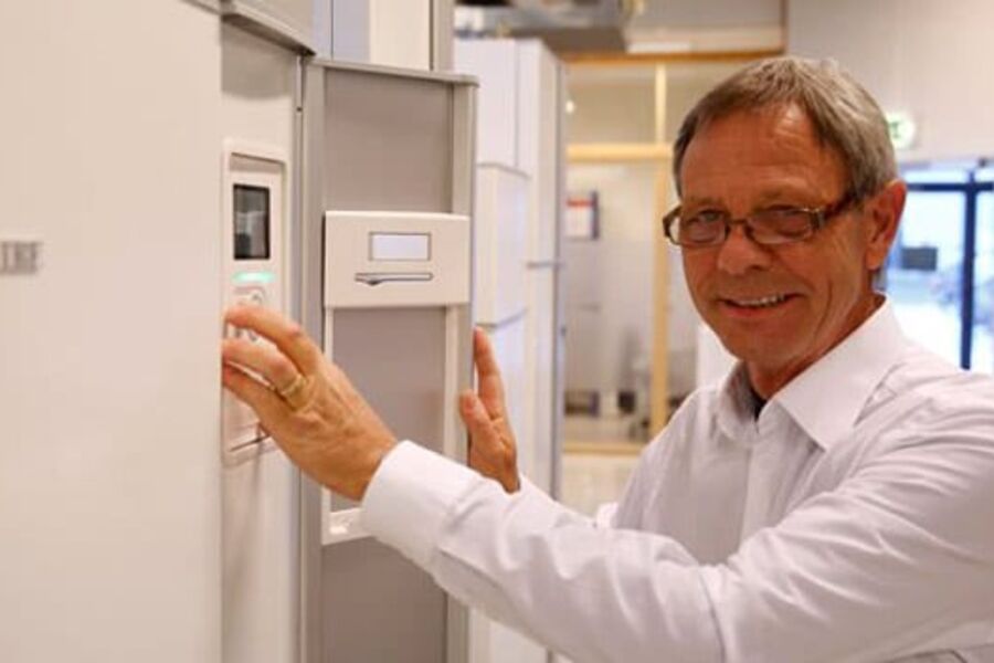 Salgssjef for Nibe, Kent Willén mener de nå har en varmepumpe som virkelig burde skape interesse i markedet.
