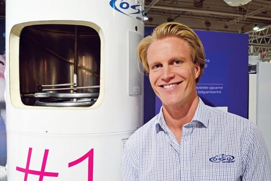 Konsernsjef Sigurd braathen i OSO Hotwater sier til VVSforum at bedriften har ingen planer pm flytte produksjonen til utlandet. 