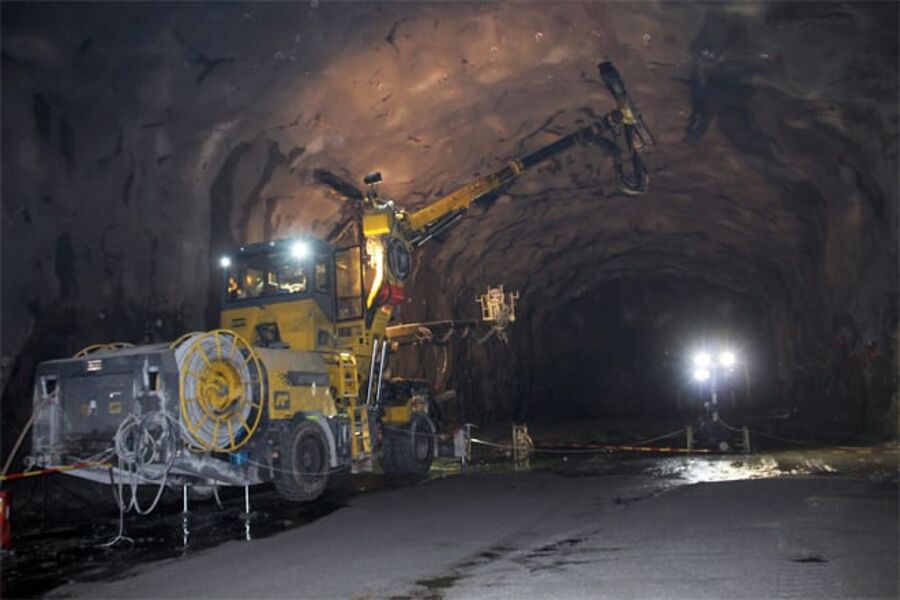 Nå er sprengningsarbeidet ferdig i nytt høydebasseng for Oslo, og støpingen skal begynne.