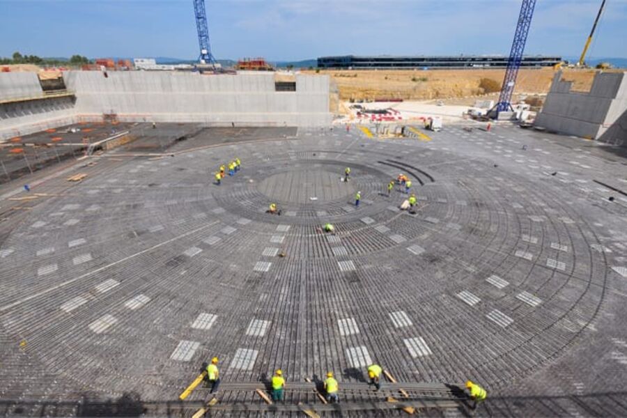 Her bygges det et fusjonskraftverk i Sør-Frankrike. Foto: ITER