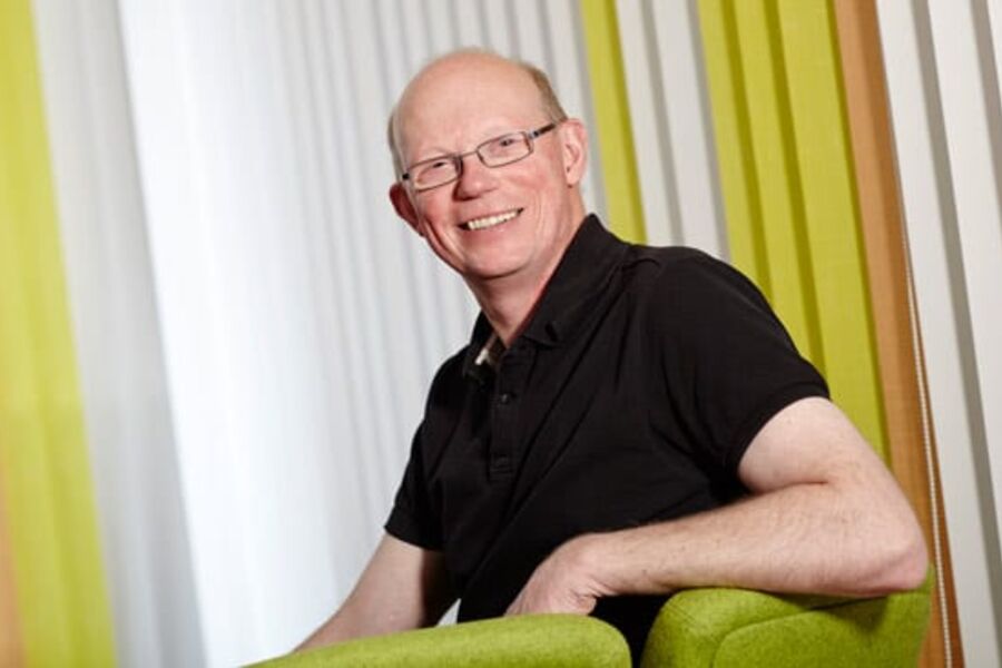 Anders Kirkhus, seniorrådgiver ved Sintef Byggforsk, avdeling for Kunnskapsformidling. Foto: Mikkel Moxness