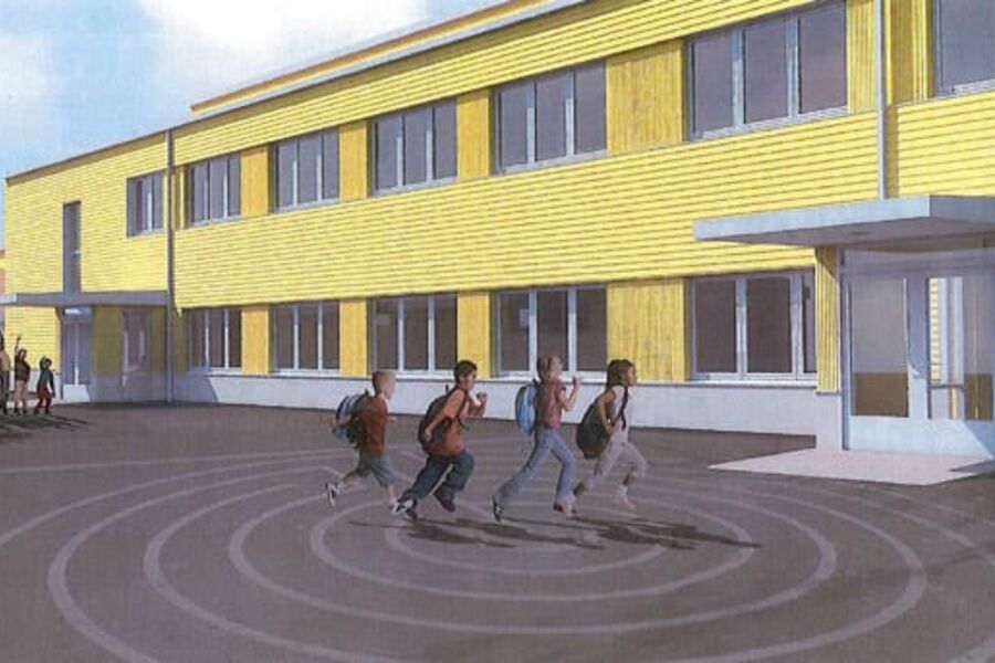 Illustrasjon av Ekeberg skole